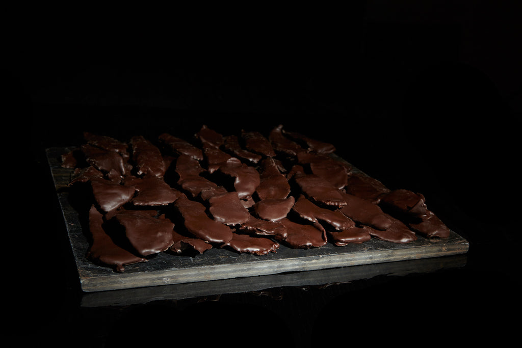 Chocolate Mango Slices (Vegan)